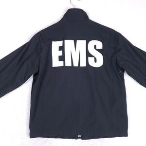 WearGuard Rice University EMS Jacket Mens Small Navy Blue Full Zip EMS Back Logo